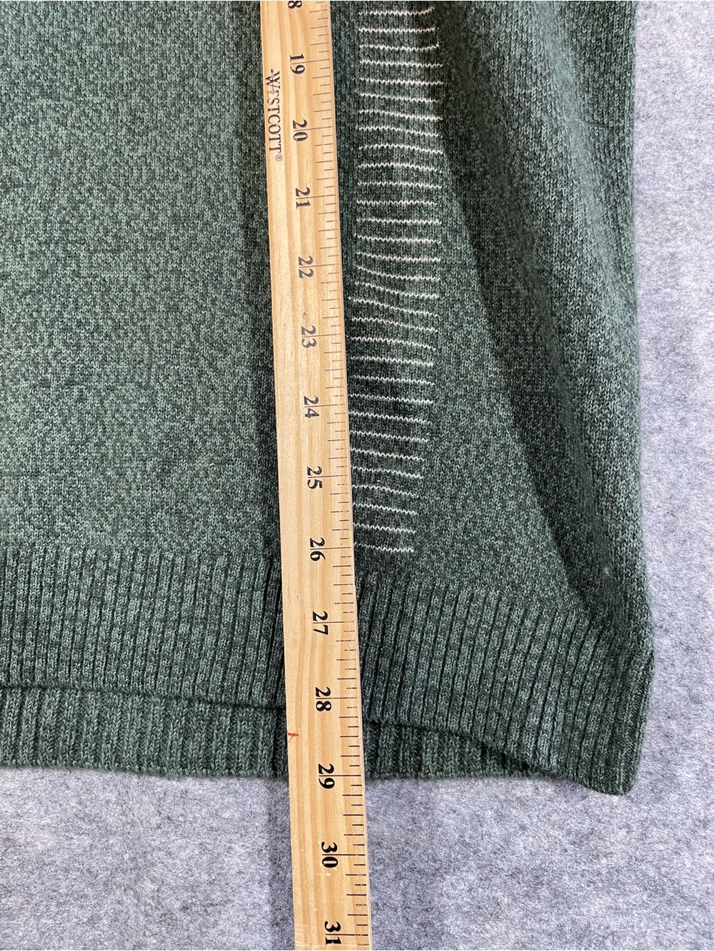 Vintage Arnold Palmer Wool Blend Golf Sweater Green Large V Neck Grandpa Core - Picture 11 of 14